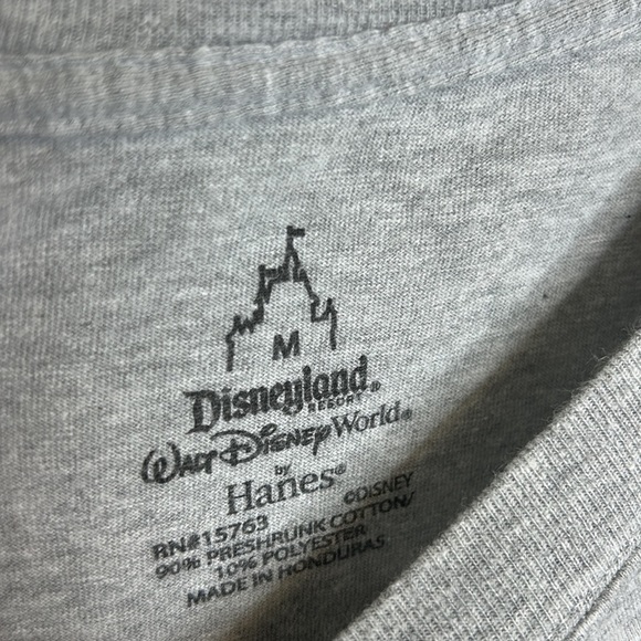 Walt Disney World Gray Mickey Mouse American‎ Flag T-Shirt Women's Medium - Picture 5 of 5